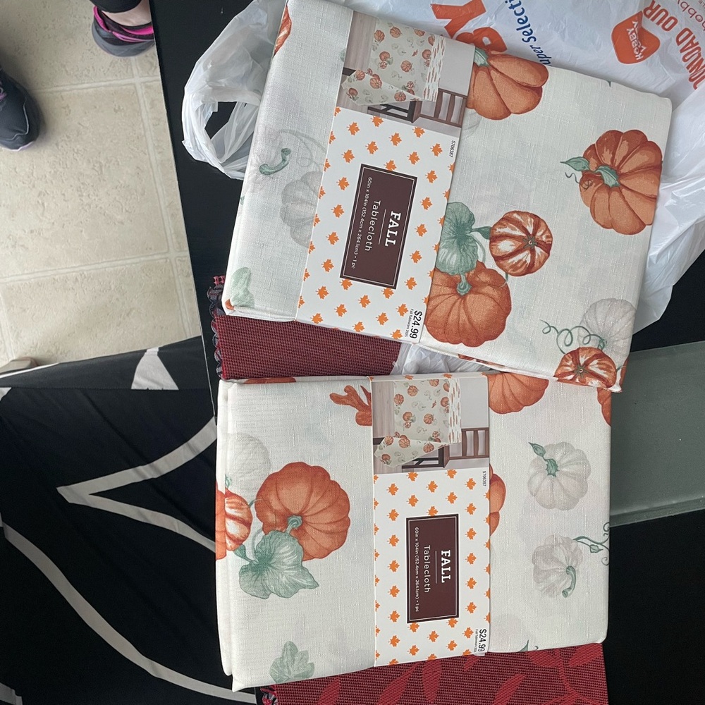 Fall Pumpkin Tablecloth by Threshold